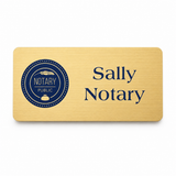 Notary Name Tag
