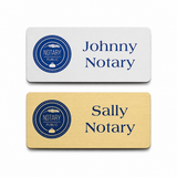 Notary Name Tag