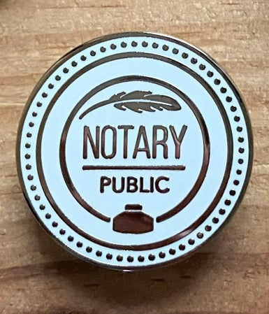 Notary Lapel Pin
